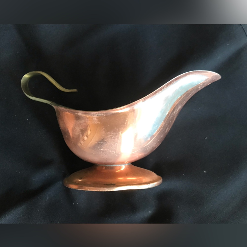 Copper Gravy Boat - Polished Copper Finish